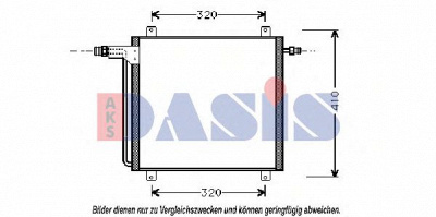 AKS DASIS 182300n -  Конденсатор, кондиционер